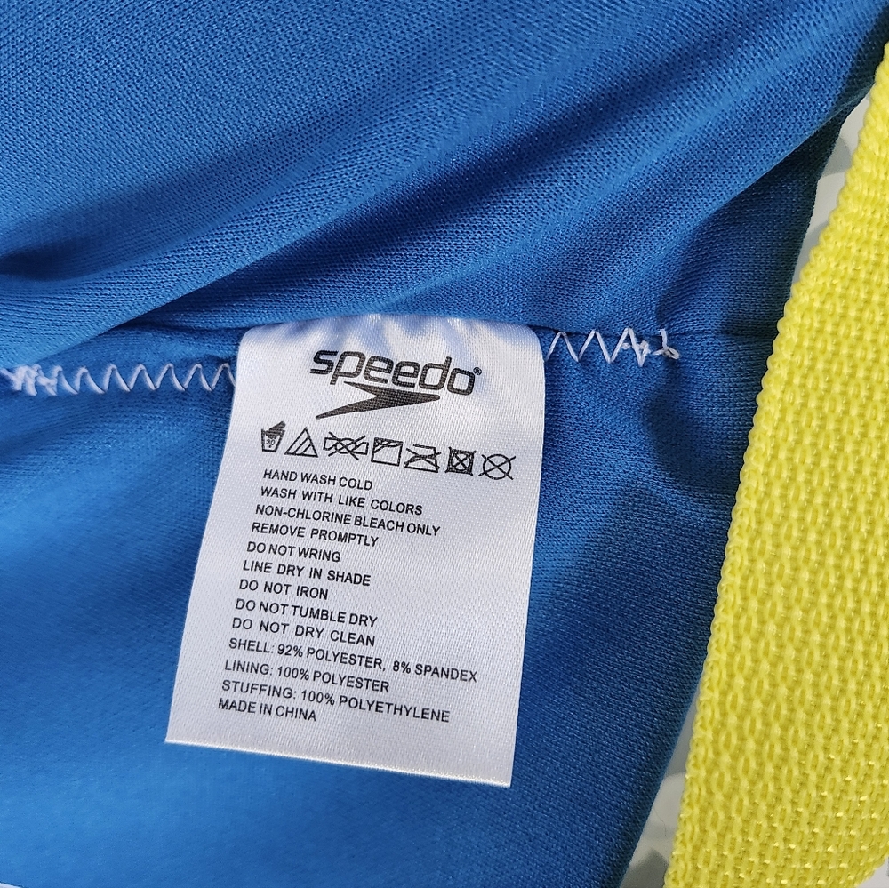 Speedo Blue and Yellow Life Vest Infant 30lbs New - Picture 5 of 8